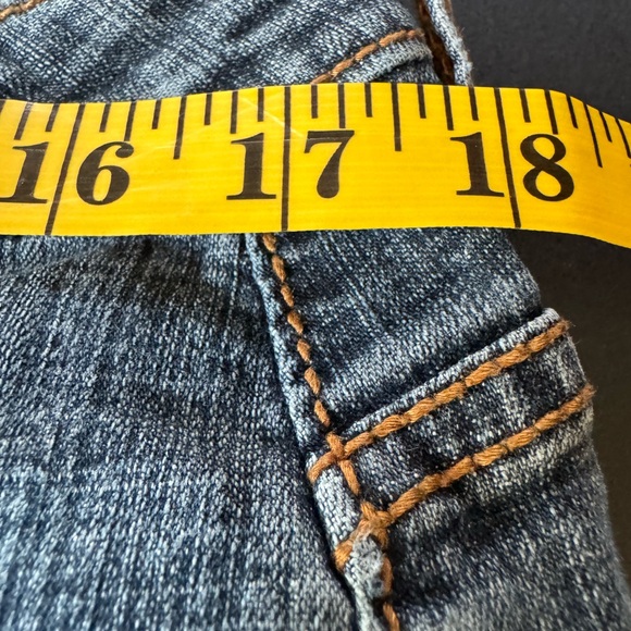 Aura Jeans Size 16 G.U.C. Back Pocket Embellishments 32” - Picture 4 of 9